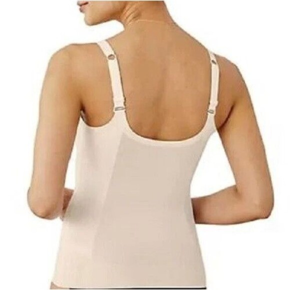 Maidenform Womens Shapewear Firm Control Cami Tank Beige XL DMS086 NEW - Picture 7 of 10